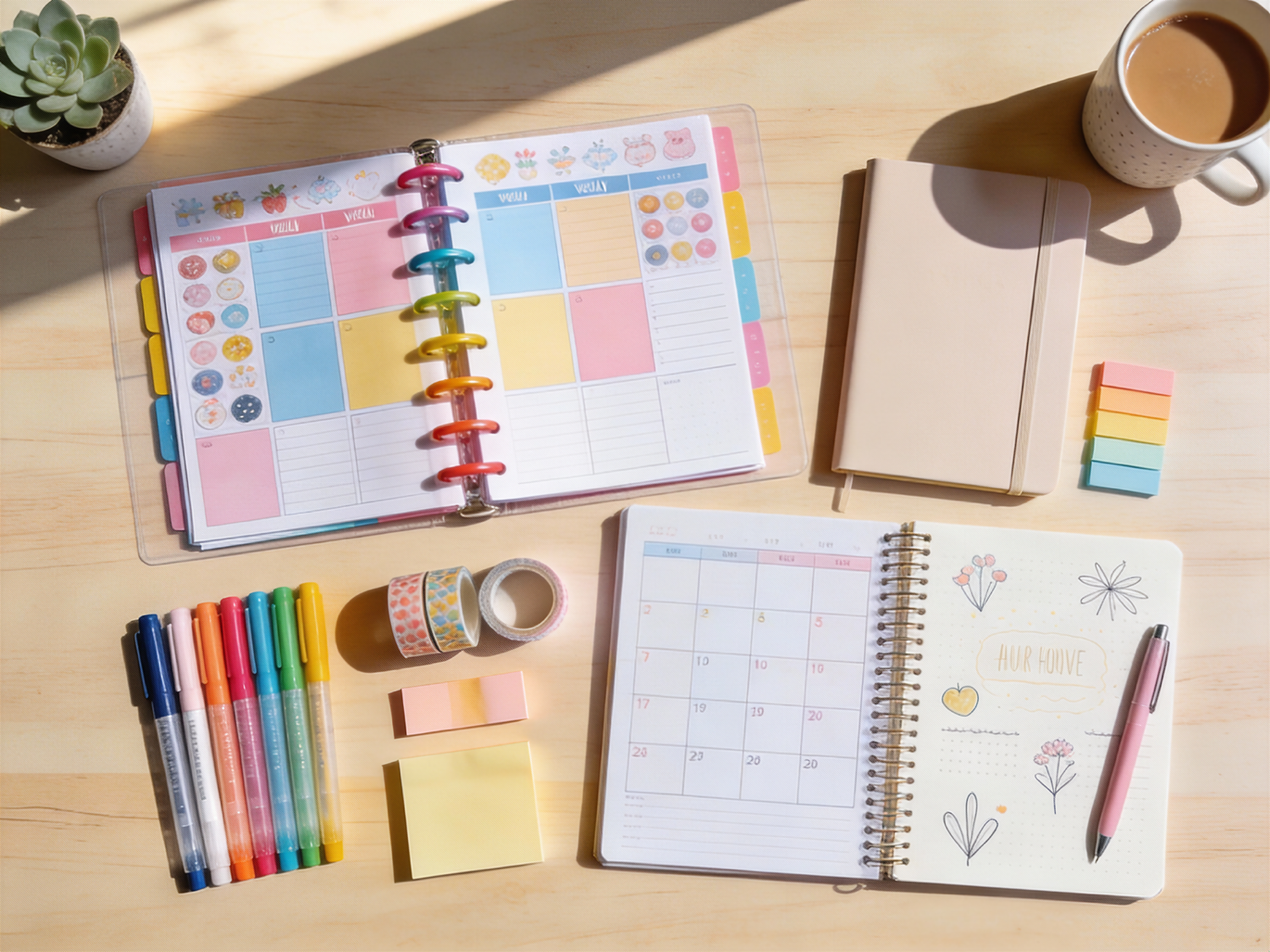 Popular physical planners for ADHD